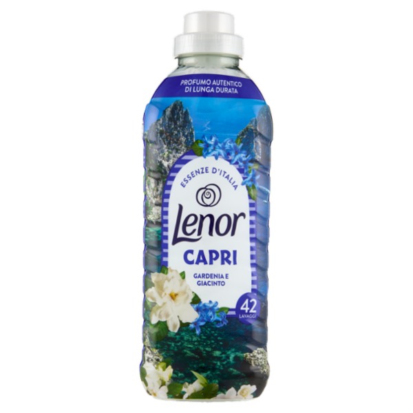 Lenor Essenze D'Italia Capri Ammorbidente Concentrato Gardenia e Giacinto, 42 Lavaggi 882 ml