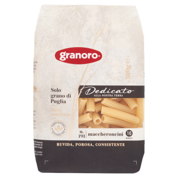 granoro Dedicato n. 191 maccheroncini 500 g