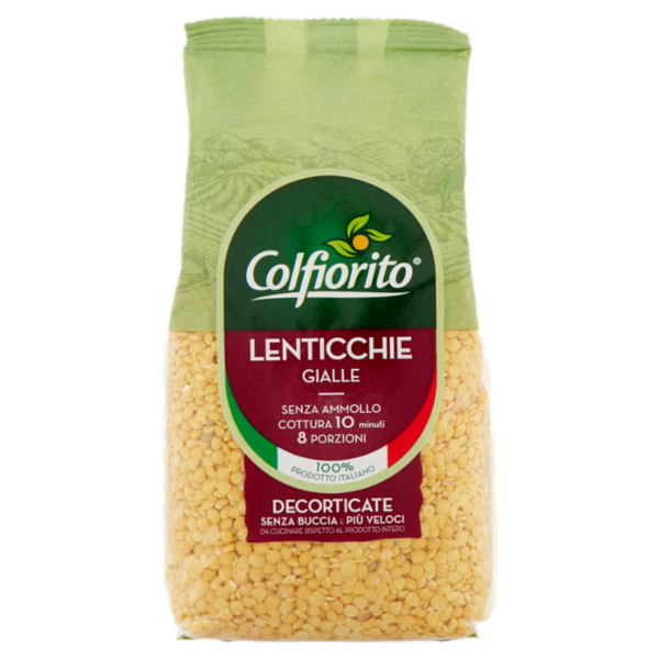 Colfiorito Lenticchie Gialle Decorticate 400 g