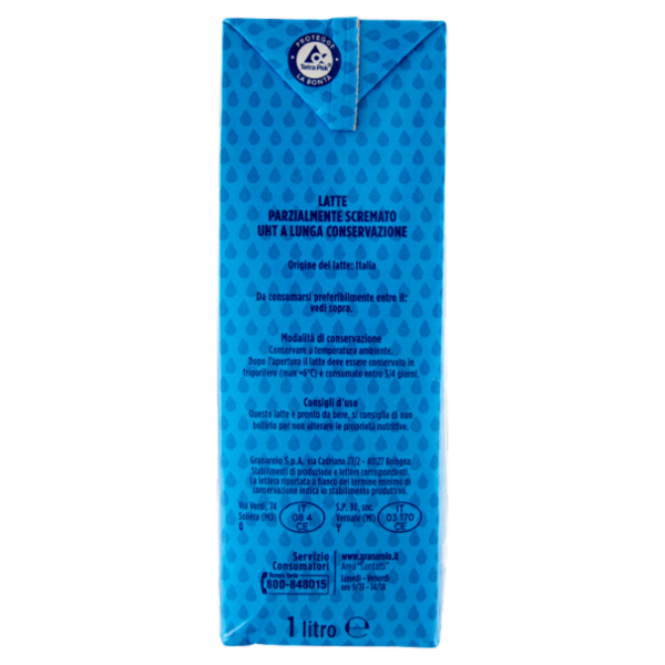 Granarolo Latte Italiano Parzialmente Scremato a lunga conservazione 1 l