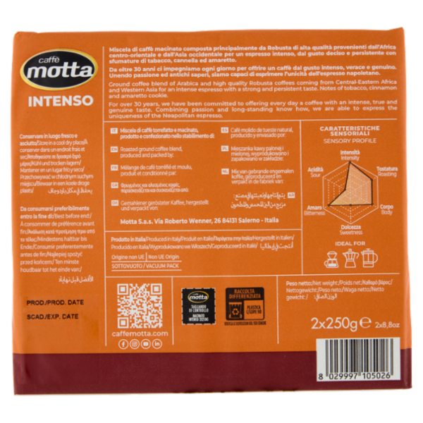 caffè motta Intenso 2 x 250 g