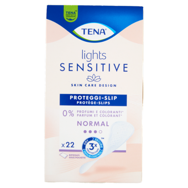 Tena lights Sensitive Proteggi-Slip Normal Ripiegati 22 pz