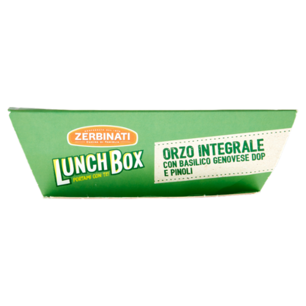 Zerbinati Lunch Box Orzo Integrale con Basilico Genovese DOP e Pinoli 200 g