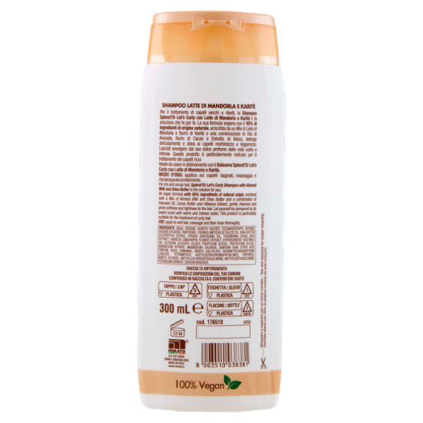 Splend'Or Shampoo Latte di Mandorla e Karité 300 mL