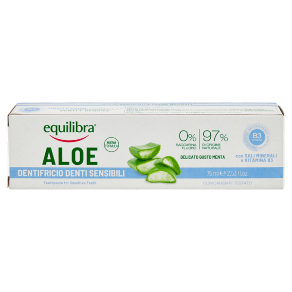 equilibra Aloe Dentifricio Denti Sensibili 75 ml