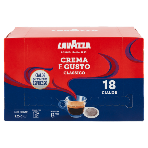 Lavazza Crema e Gusto Classico 18 Cialde 125 g