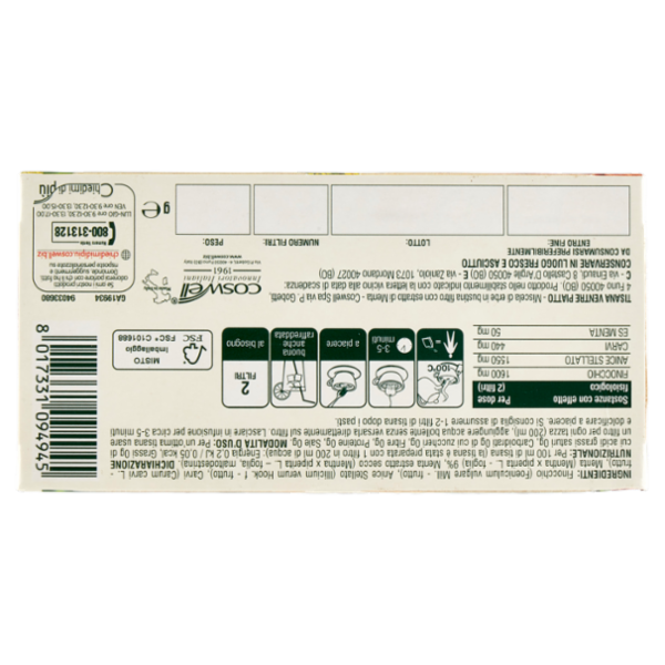 L'Angelica Le Tisane Ventre Piatto Active 18 Filtri 36 g