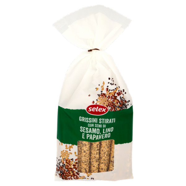 Selex Grissini Stirati ai 3 Semi 250 g