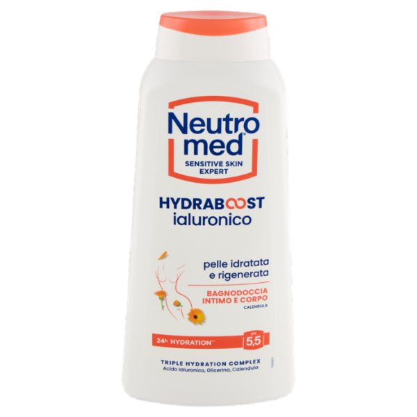 Neutromed Hydraboost ialuronico Bagnodoccia Intimo e Corpo Calendula pH 5,5 600 ml
