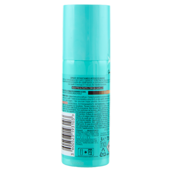 L'Oréal Paris Ritocco Perfetto, Spray Correttore per Radici e Capelli Bianchi, Biondo Scuro, 75 ml