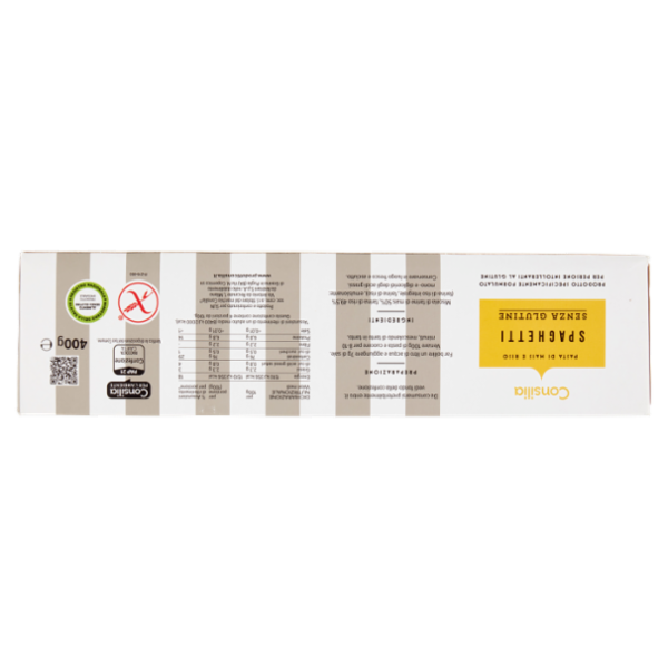 Consilia Pasta di Mais e Riso Spaghetti Senza Glutine 400 g