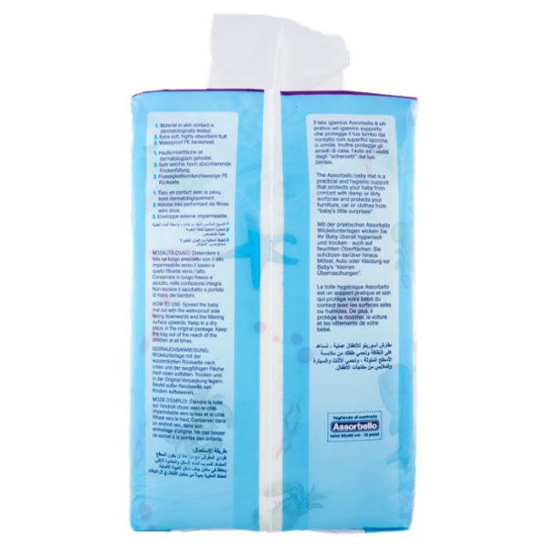 Assorbello Up telini igienici multiuso 60x60 cm 10 pz