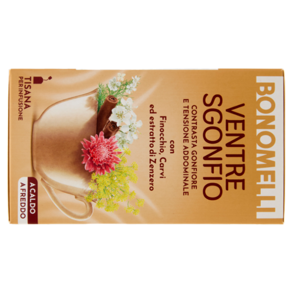 Bonomelli Ventre Sgonfio Tisana per Infusione 16 Filtri 32 g