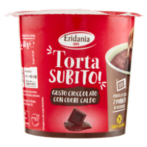 Eridania Torta Subito! Gusto Cioccolato Con Cuore Caldo 60 g