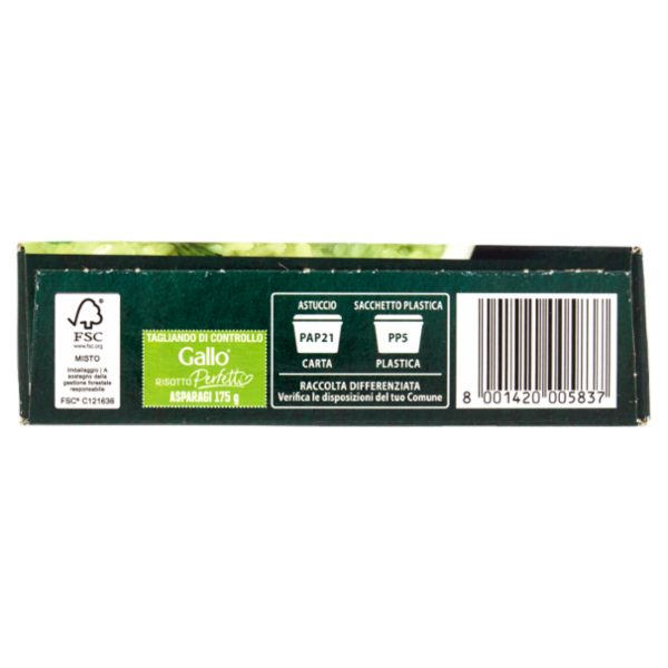 Riso Gallo Risotto Perfetto Asparagi 175 g