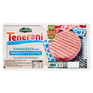 Teneroni Hamburger Con Prosciutto Cotto 2 x 75 g