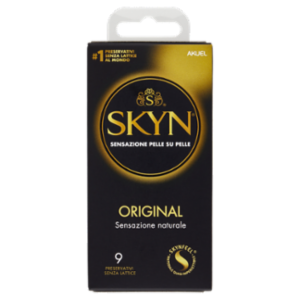Akuel Skyn Original Preservativi Senza Lattice 9 Pz
