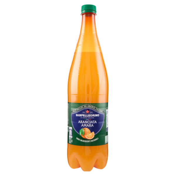 BIBITE SANPELLEGRINO, Bevande Gassate, Naturali, Aranciata Amara, Pet 100cl