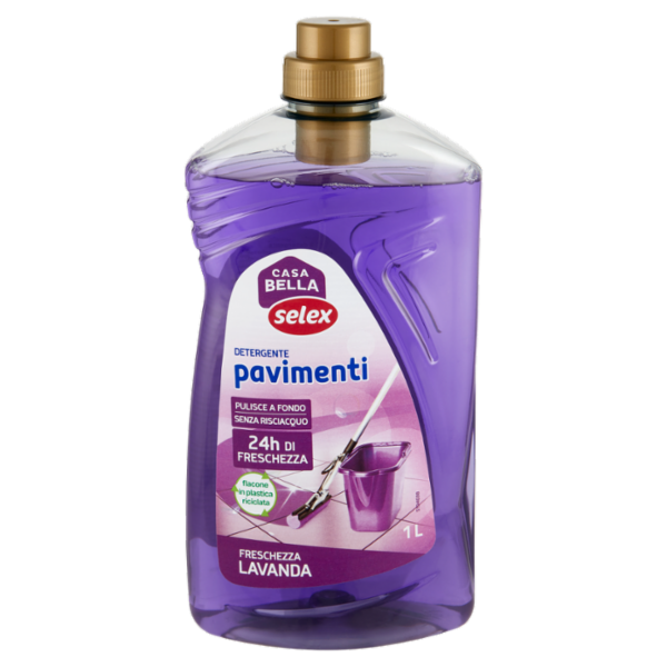 Selex Casa Bella Detergente per Pavimenti Freschezza Lavanda 1 L