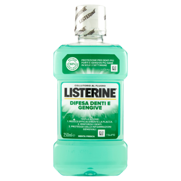 Listerine Difesa Denti e Gengive Menta Fresca 250 ml