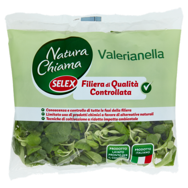 Selex Natura Chiama Valerianella Lavata e Pronta per il Consumo 80 g