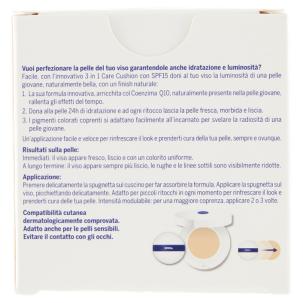 Nivea Q10 Power 3in1 Care Cushion 01 Light-Medium 15 g