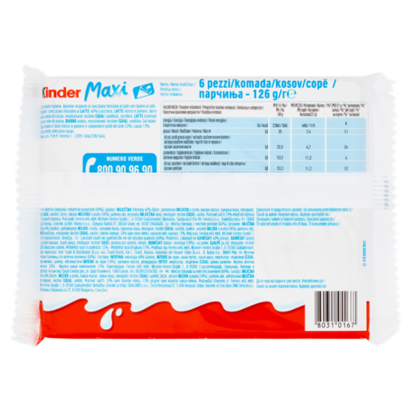 Kinder Maxi 6 x 21 g