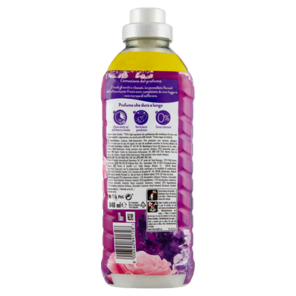 Lenor Ammorbidente Lavatrice Concentrato, Ametista Rosa e Note di Muschio, 40 Lavaggi 840 ml