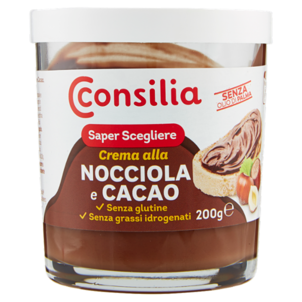 Consilia Crema Spalmabile alle Nocciole e Cacao 200 g