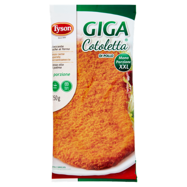 Tyson Giga Cotoletta di Pollo 250 g