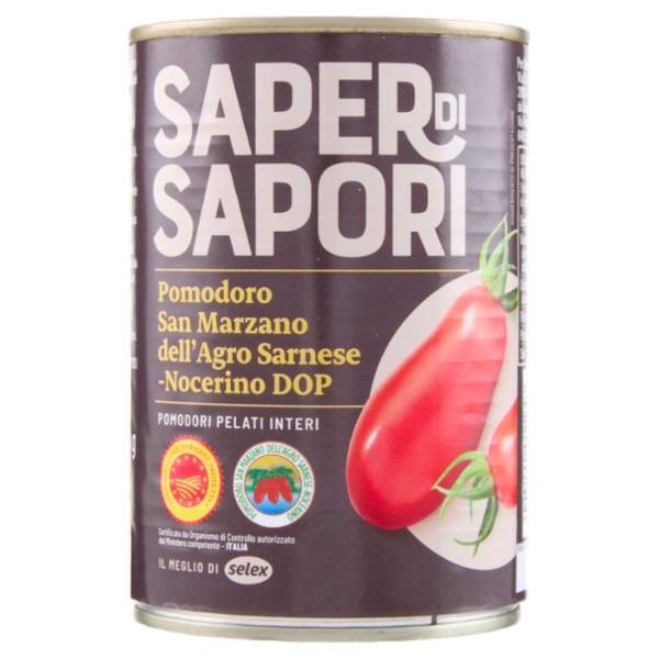 Selex Saper di Sapori Pomodori Pelati D.O.P. 400 g