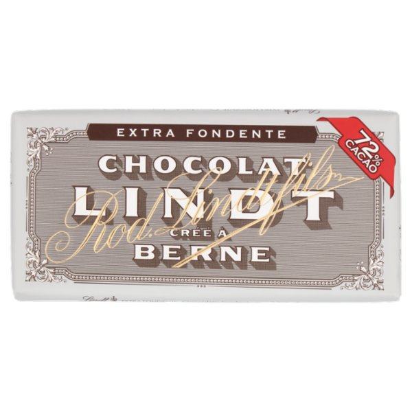 Lindt Gamme Bleue Tavoletta Cioccolato extra fondente 72% 100 g