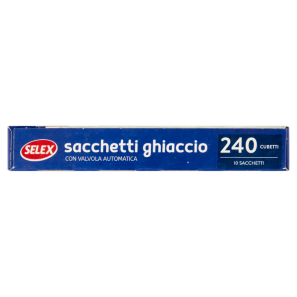 Selex Sacchetti Ghiaccio 240 Cubetti 10 pezzi