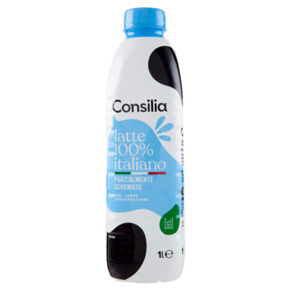Consilia Latte Uht Parzialmente Scremato 100% Italiano 1 L