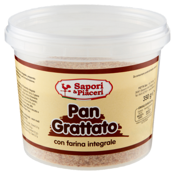 Sapori & Piaceri Pan Grattato con farina integrale 350 g