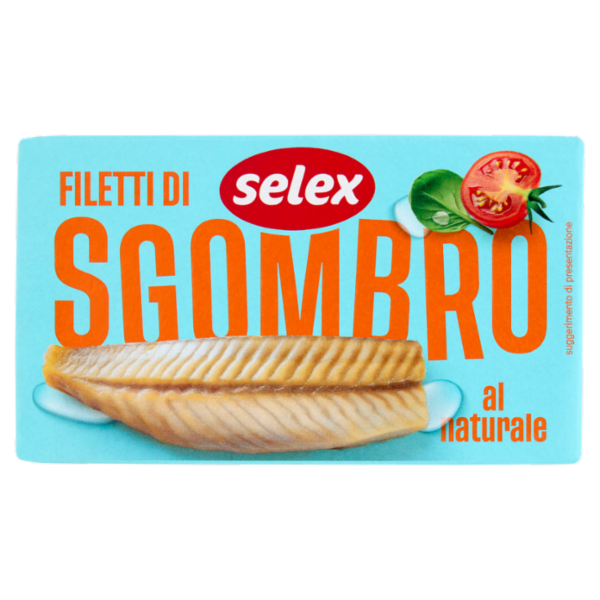 Selex Filetti di Sgombro al Naturale 125 g