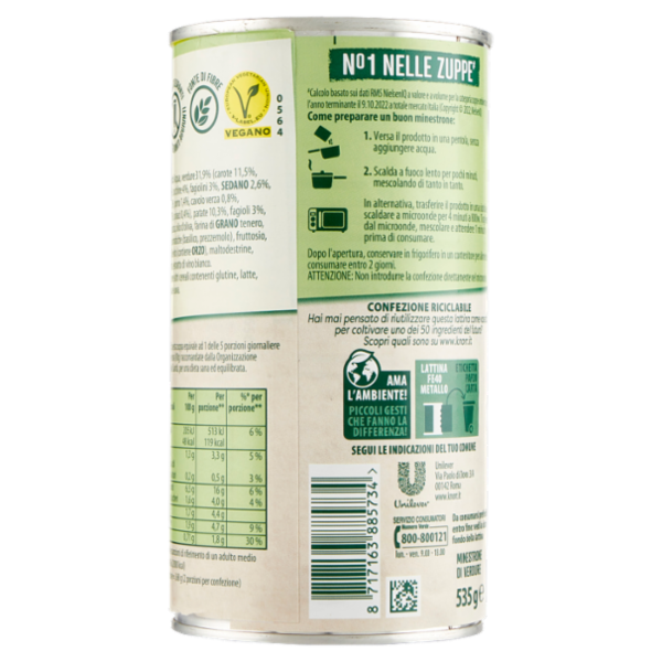 Knorr Minestrone di 11 Verdure 535 g