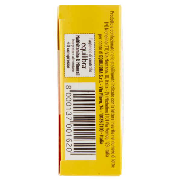 equilibra Multivitamine & Minerali 40 Compresse 48 g