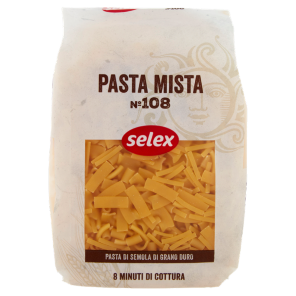Selex Pasta di Semola Trafilata al Teflon Pasta Mista 500 g