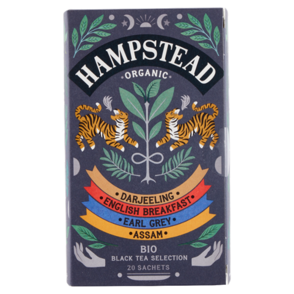 Hampstead Organic Bio Black Tea Selection 20 Sachets 41,25 g