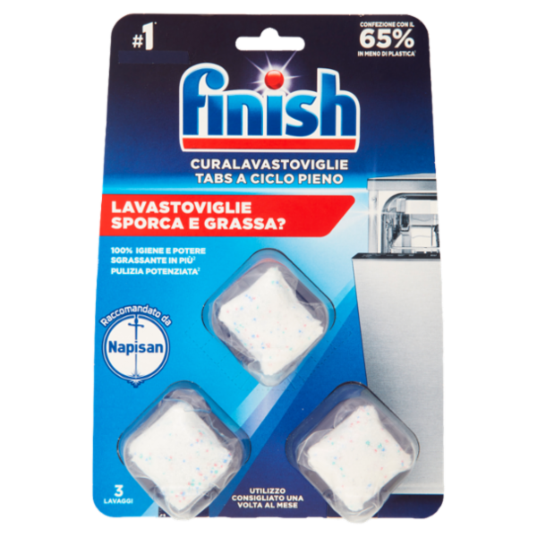 Finish Curalavastoviglie Ciclo Pieno cura lavastoviglie 3 x 17 g