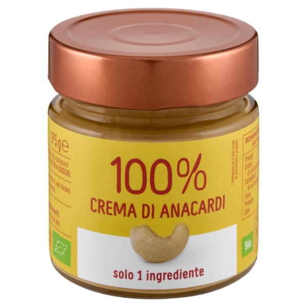 Euro Company 100% Crema di Anacardi Bio 175 g