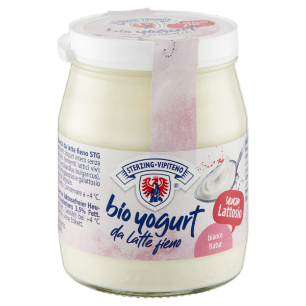 Sterzing Vipiteno bio yogurt da latte fieno bianco senza Lattosio 150 g