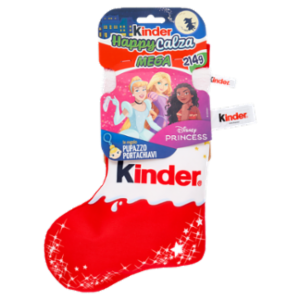 Kinder Happy Calza Mega Disney Princess 7 Pezzi 214 g