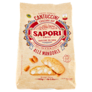Sapori Cantuccini Toscani IGP Alle Mandorle 600 g