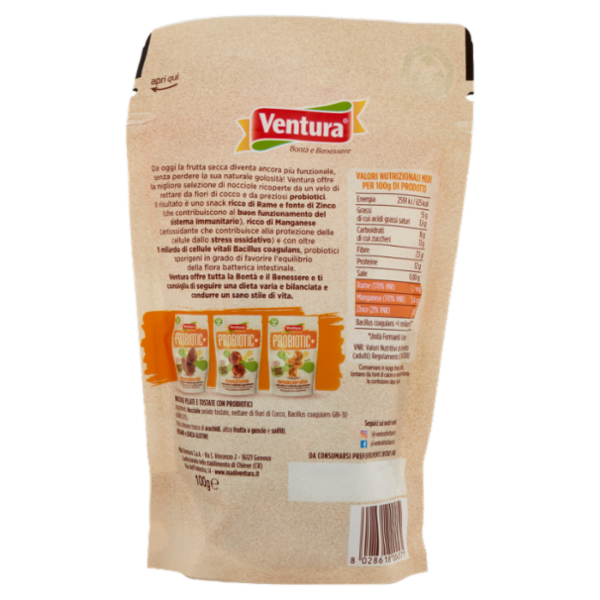Ventura Probiotic+ nocciola 100 g