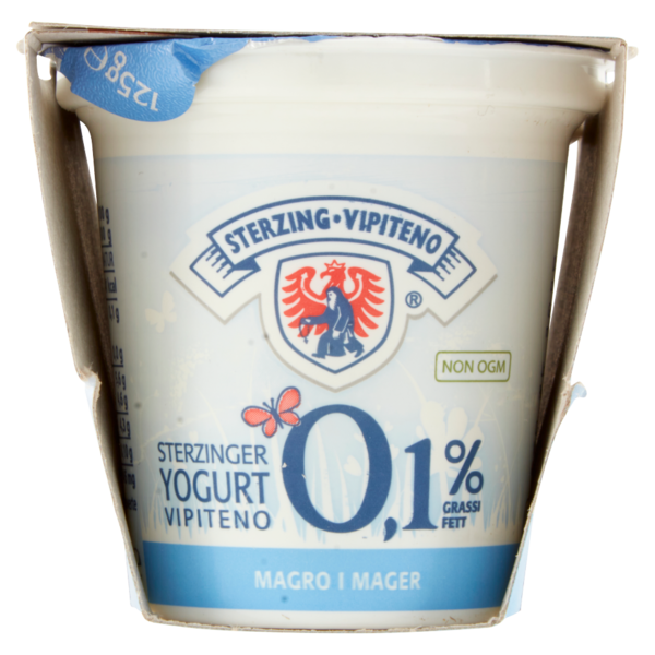 Sterzing Vipiteno 0,1% Grassi Yogurt Magro alla Vaniglia 2 x 125 g