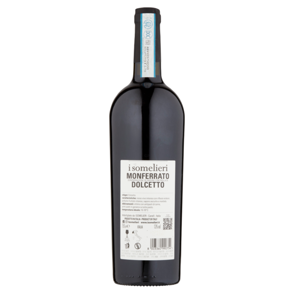 i somelieri Monferrato DOC Dolcetto Prima Donna 750 ml
