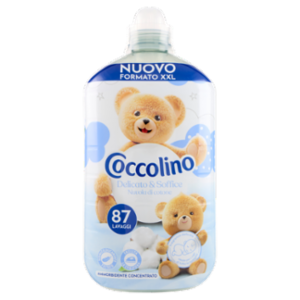 Coccolino Ammorbidente Concentrato Delicato & Soffice Nuvola Di Cotone 87 Lavaggi 1827 Ml