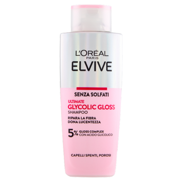 Elvive Ultimate Glycolic Gloss Shampoo Senza Solfati 200 ml